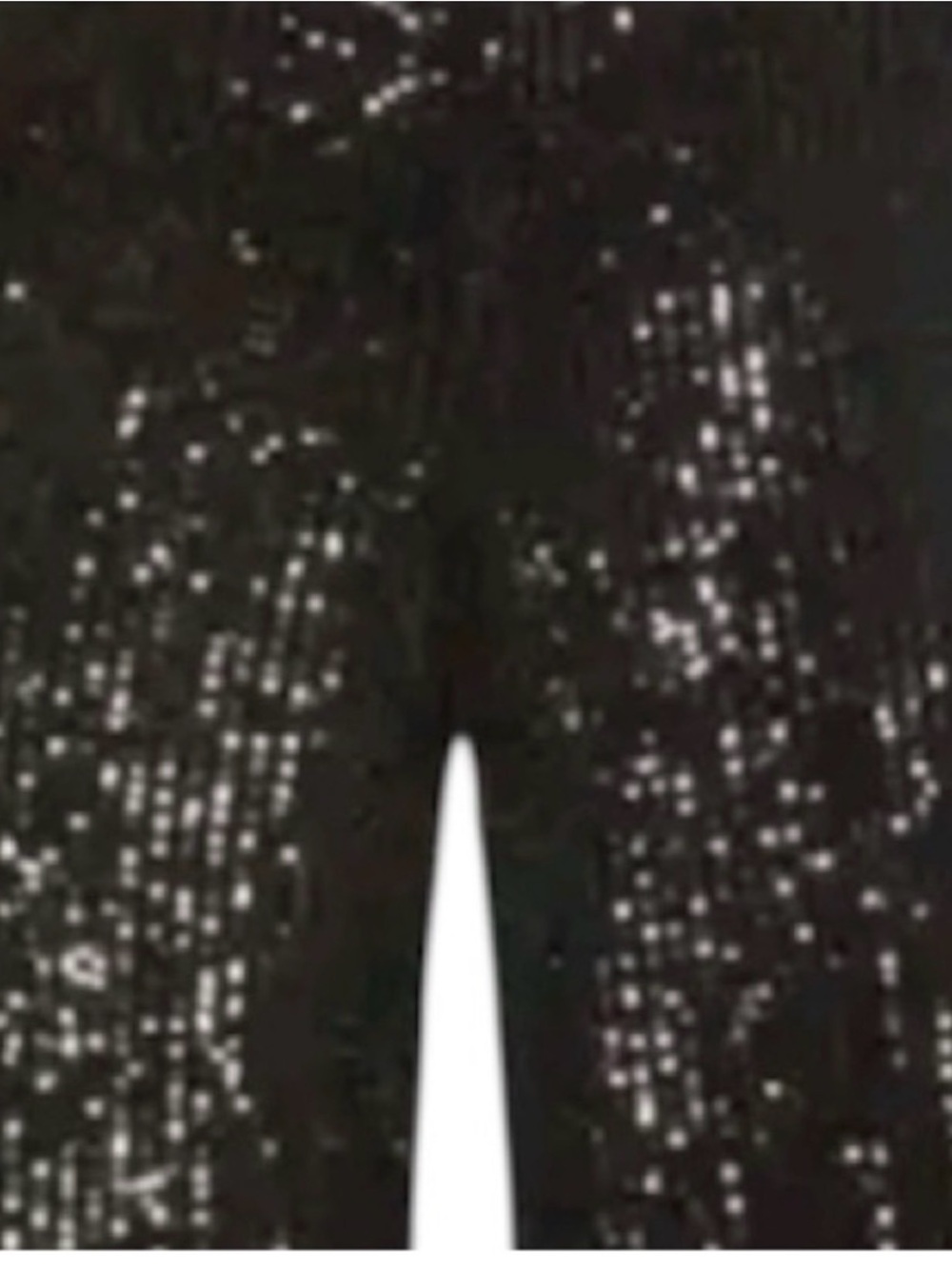 Melrose and Market Black Sequin Flare Pants - Picture 5 of 6